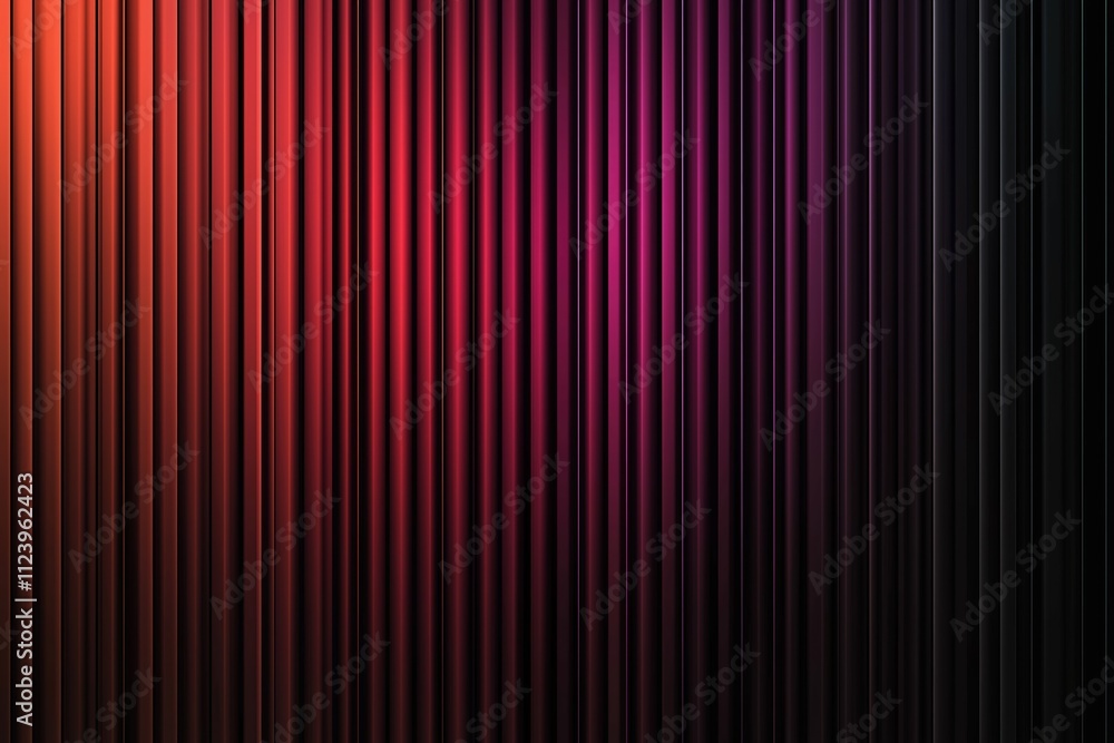 Poster vibrant vertical lines create a colorful abstract background for creative projects