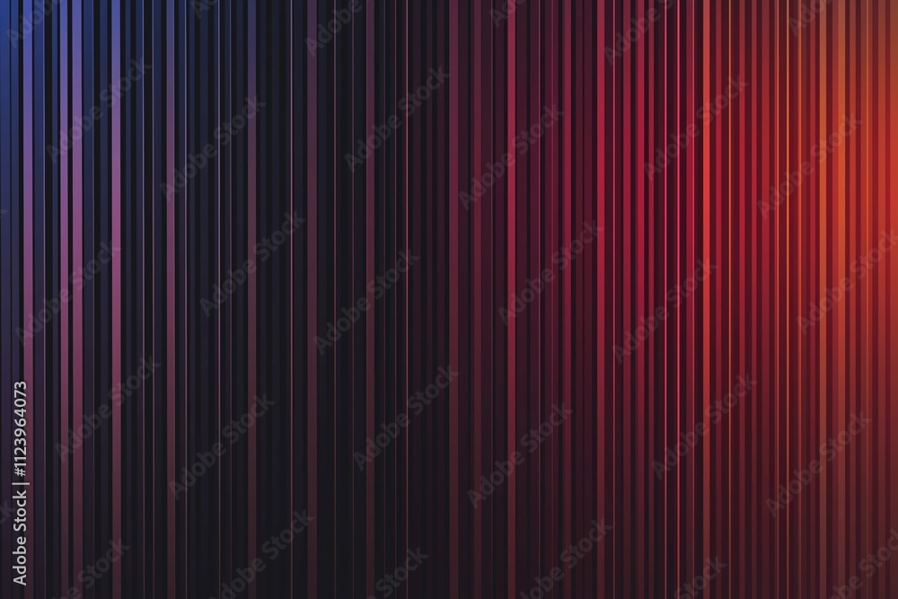 Poster vibrant vertical lines create an abstract gradient effect in vivid colors