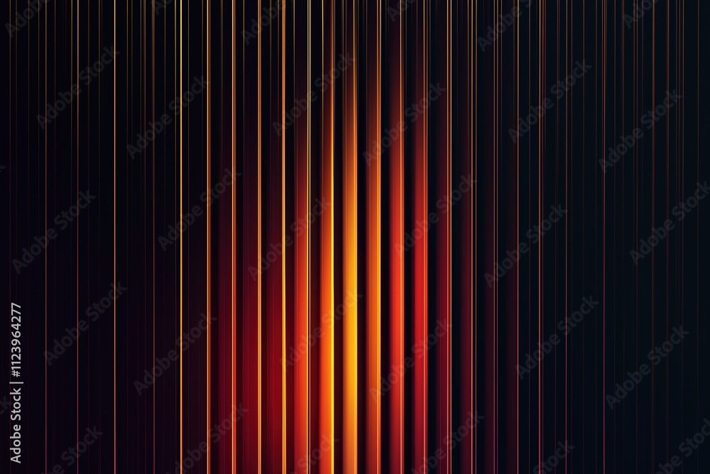Poster vibrant gradients create an abstract visual experience with warm colors in a dark background