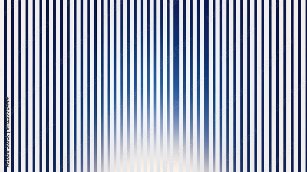 Poster abstract pattern with vertical stripes in blue and white gradually fading from dark to light gradati