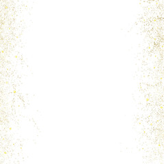 Gold Glitter Border 