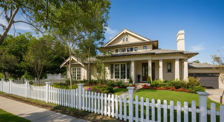 Obraz premium a modern house, modern building, a beautiful house