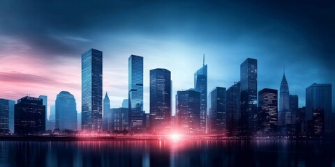 Fototapeta premium Architectural Marvels: Building Dreams in Urban Environments
