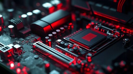 Skilled technician providing computer hardware repair services.