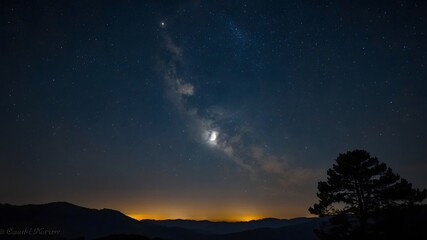 Fototapeta premium sky with stars