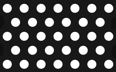 black and white polka dots pattern