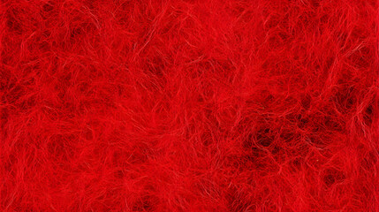 Fototapeta premium A vibrant, textured red background with a fuzzy appearance, creating a striking visual effect