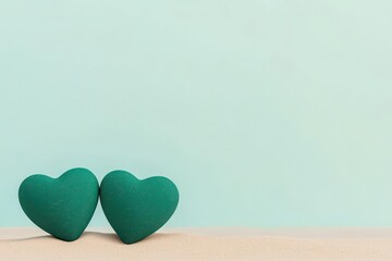 Fototapeta premium Valentine's Day experiences concept. A travel blog featuring a Valentine s Day getaway package to a romantic destination