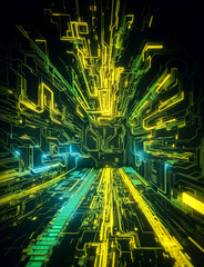 technology circuit board background