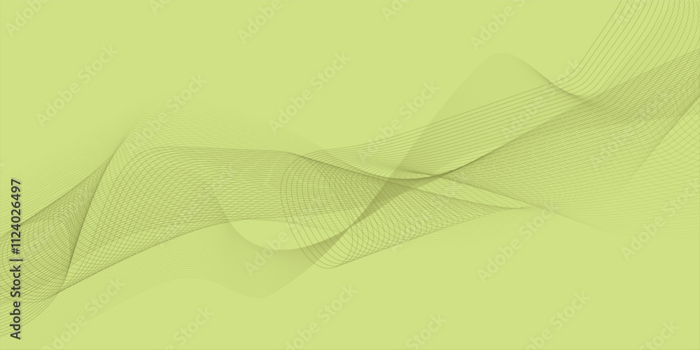 Poster vector wave lines smooth flowing dynamic background for concept of technology.