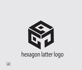 CCJ HEXAGON LATTER LOGO AND VECTOR