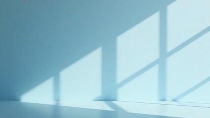 Fototapeta premium Light Blue Background Product Presentation - Studio Photography