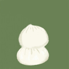 clipart of bun stacked isolated clipart
