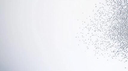 Abstract image featuring a scattering of dots against a light background.