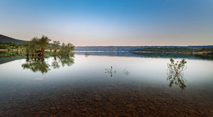 Lac de Ste Croix au petit matin, Var, France