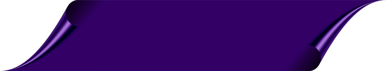 Obraz premium Deep Purple Color Roll Effect Ribbon Graphic Design