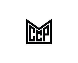 Fototapeta premium CCP logo design vector template. CCP