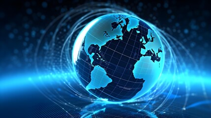 World picture global network background