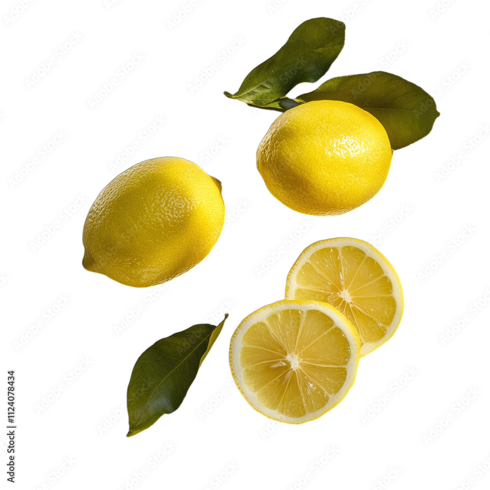 Wall mural lemon