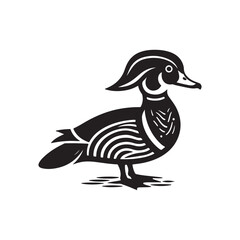 illustration of a duck