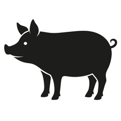 illustration of a pig