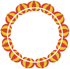 Chinese New Year Element Circle