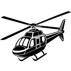 helicopter illustration vector art