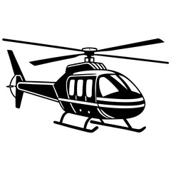helicopter illustration vector art