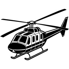 helicopter illustration vector art
