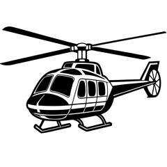 helicopter illustration vector art