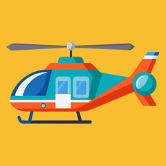 helicopter illustration vector art