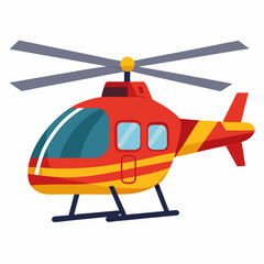 helicopter illustration vector art