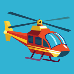 helicopter illustration vector art