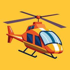 helicopter illustration vector art