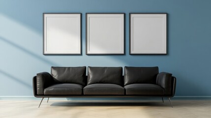 Modern Living Room Interior Design Mockup