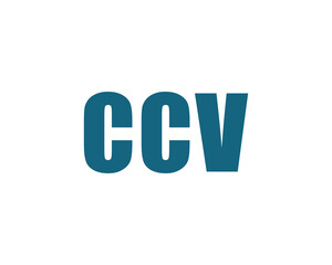 CCV logo design vector template. CCV