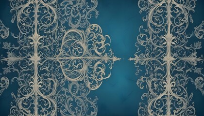 Clear Plain Shiny Warm Soft Vintage Bokeh Cloudy Wave Like Geometric Blue Background or Texture