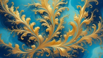 Clear Plain Shiny Warm Soft Vintage Bokeh Cloudy Wave Like Geometric Blue Background or Texture