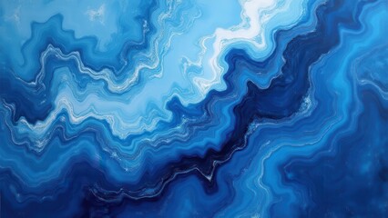 Fototapeta premium Speckled granite patterns. Abstract blue marble texture with intricate color variegation creating a flowing and immersive background. Ultra-clear, noise-free, 4K UHD quality
