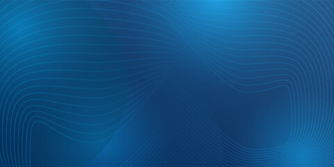 Navy blue abstract background with curved lines for background or presentation
