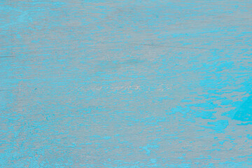 Old grunge wood plank texture background. Vintage blue and white peeling wooden board wall have antique cracking style object for furniture design. Painted weathered table woodworking hardwoods empty.