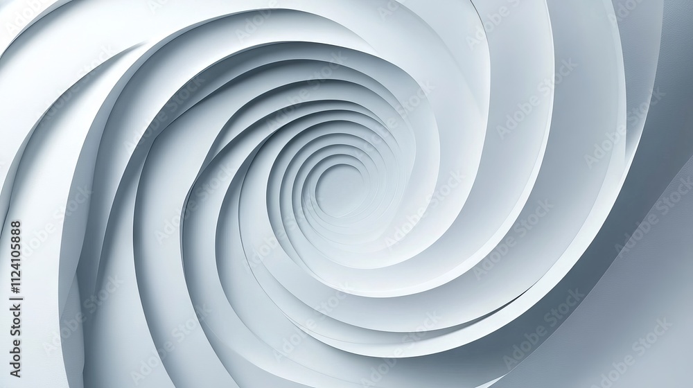 Poster intricate abstract paper circle design featuring shimmering silver background texture for creative d