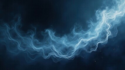Obraz premium Twisting vapor shapes. Vapor tendrils create soft patterns against an obsidian sky, infusing the space with calm and mystery. Rendered in pristine 4K UHD, the image remains completely noise-free.