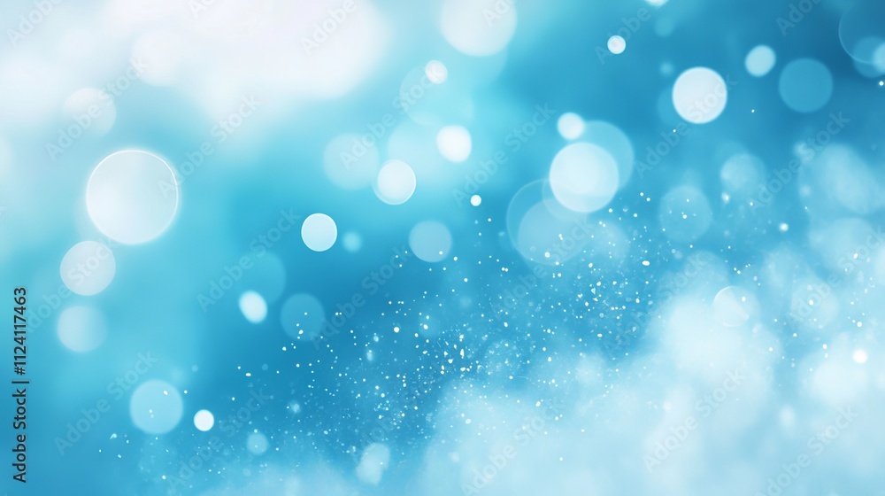 Poster blur abstract soft blue background with smooth gradient, gentle hues, subtle texture, and depth for 