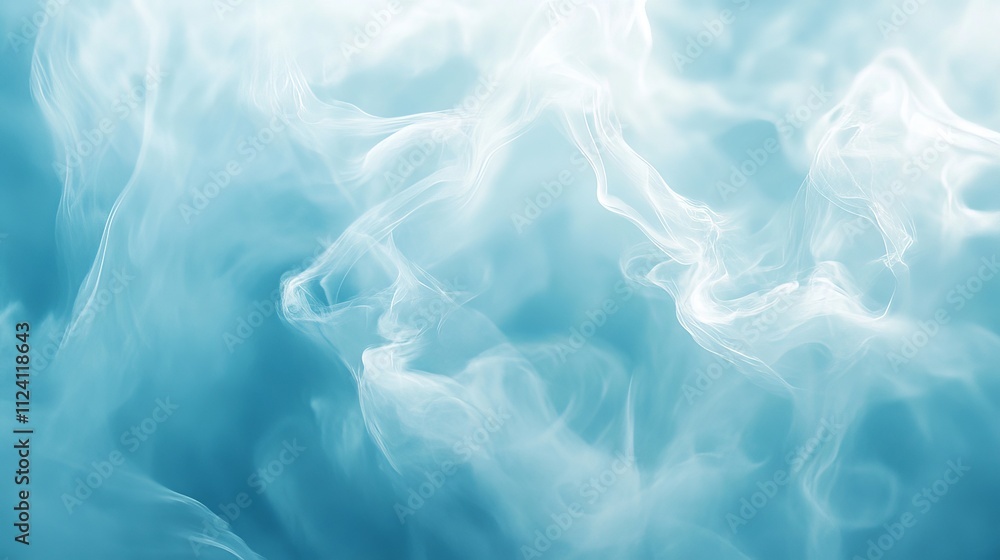 Poster blur abstract soft blue background with smooth gradient, gentle hues, subtle texture, and depth for 