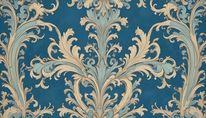 Clear Plain Shiny Warm Soft Vintage Bokeh Cloudy Wave Like Geometric Blue Background or Texture