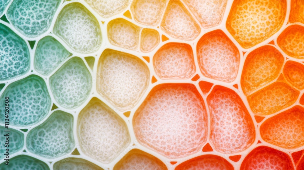Poster colorful abstract bubbles background with a gradient effect.