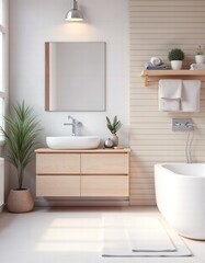 Fototapeta premium Bathroom interior