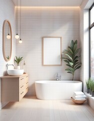 Fototapeta premium Bathroom interior