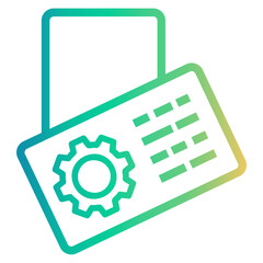 business Line Gradient Icon